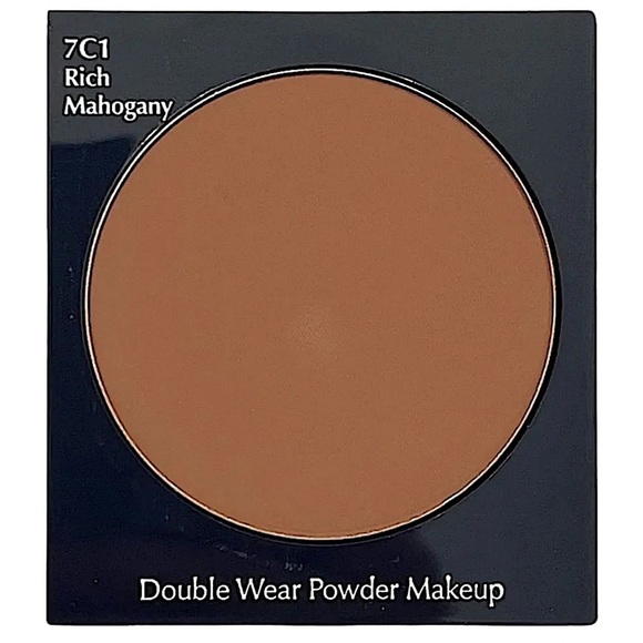 Estée Lauder 7C1 Rich Mahogany Double Wear Powder Foundation - Picture 1 of 1